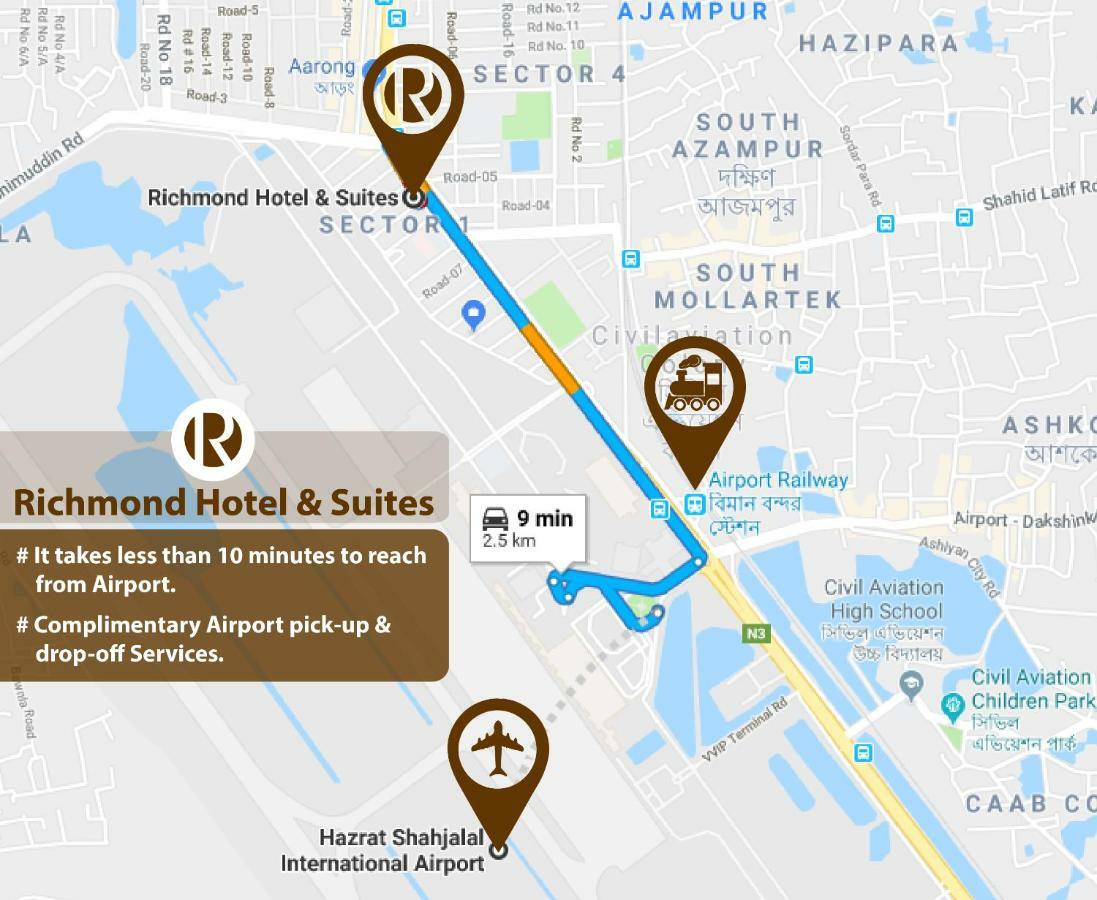 Richmond Hotel & Suites Dhaka Zewnętrze zdjęcie